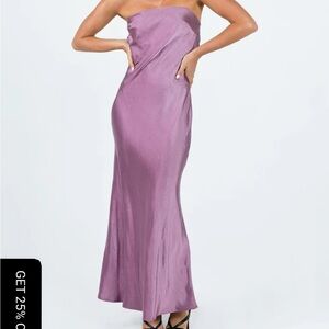 Princess Polly - HALEY MAXI DRESS MAUVE
